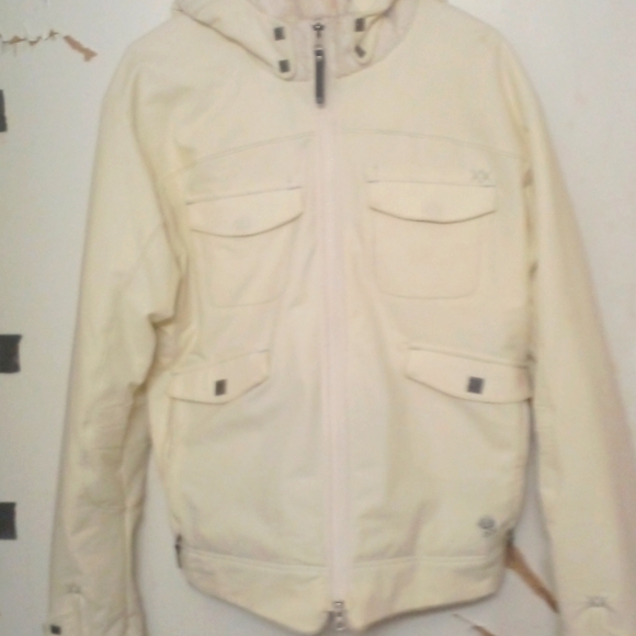 Mountain Hardwear Jackets & Blazers - Women's white snowboarding coat